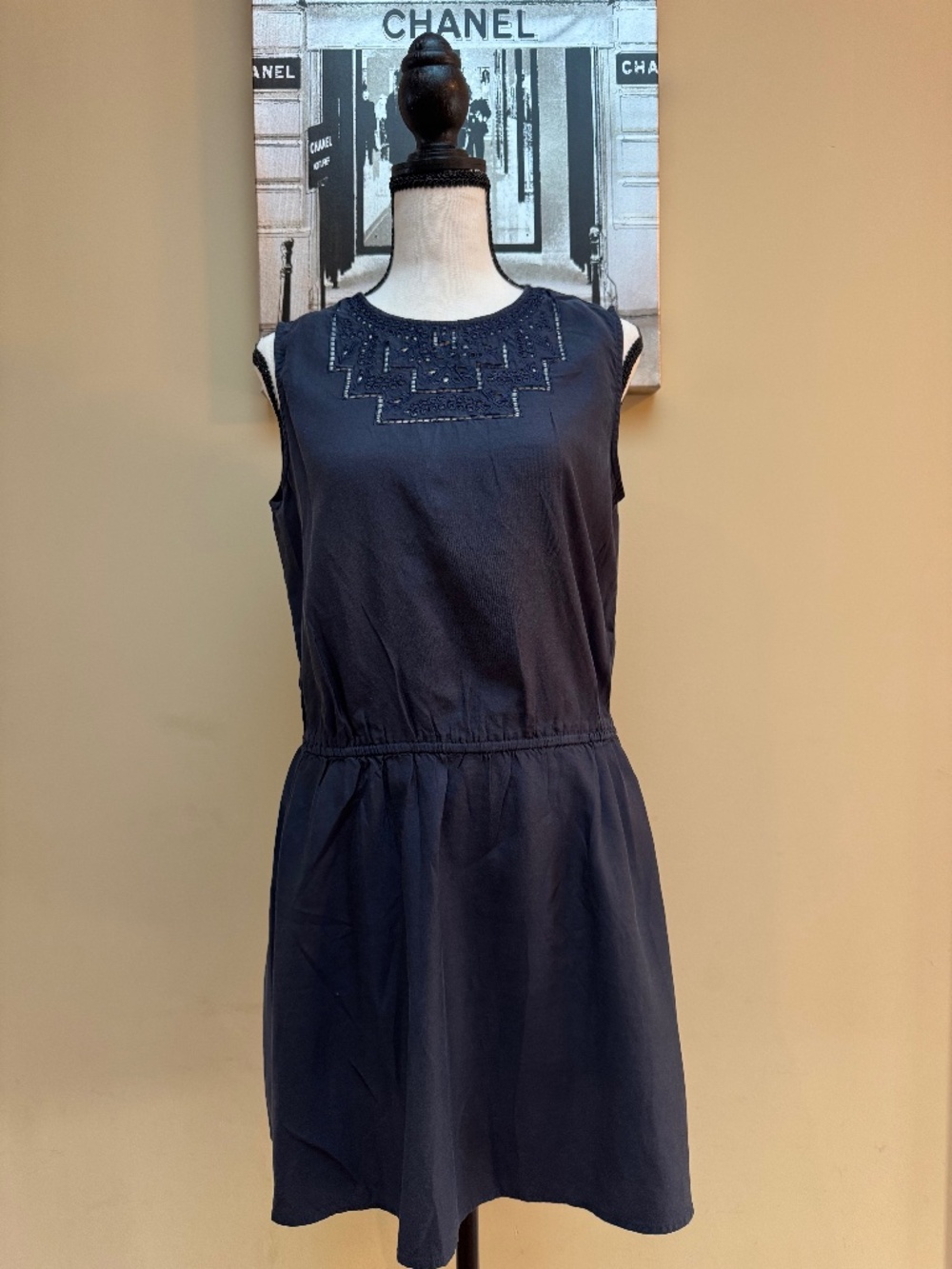 G2000 Navy Blue Silky Dress